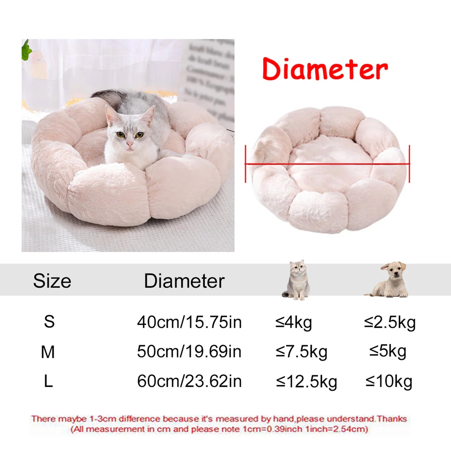 Lit Rond Cocon Apaisant ZenPaw™ - Grand Format Sommeil Serein