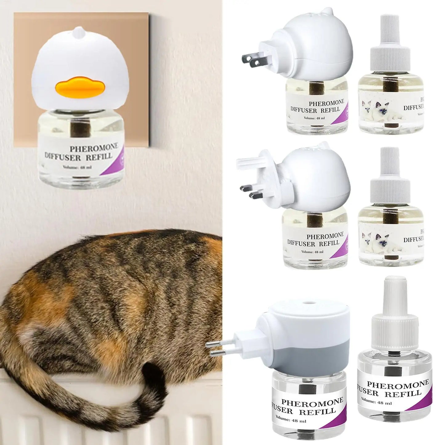 Diffuseur Phéromones Apaisantes ZenPaw™ + Recharges | Nuits Sereines