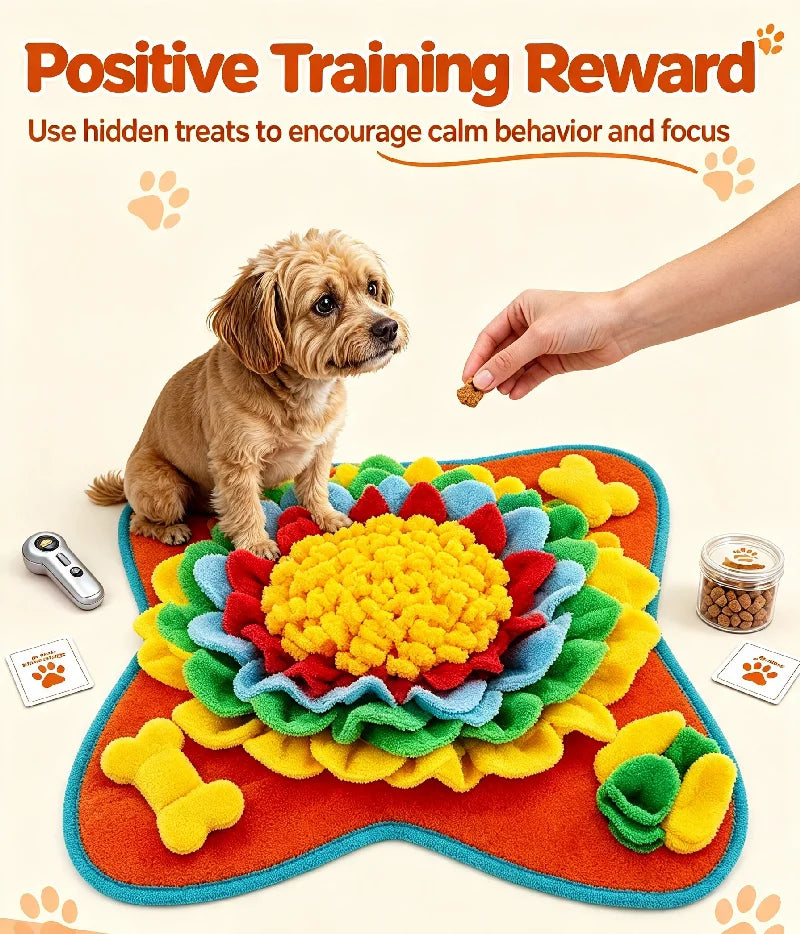 Tapis de Fouille ZenPaw™ – Snuffle Mat Apaisant Anti-Ennui Chien