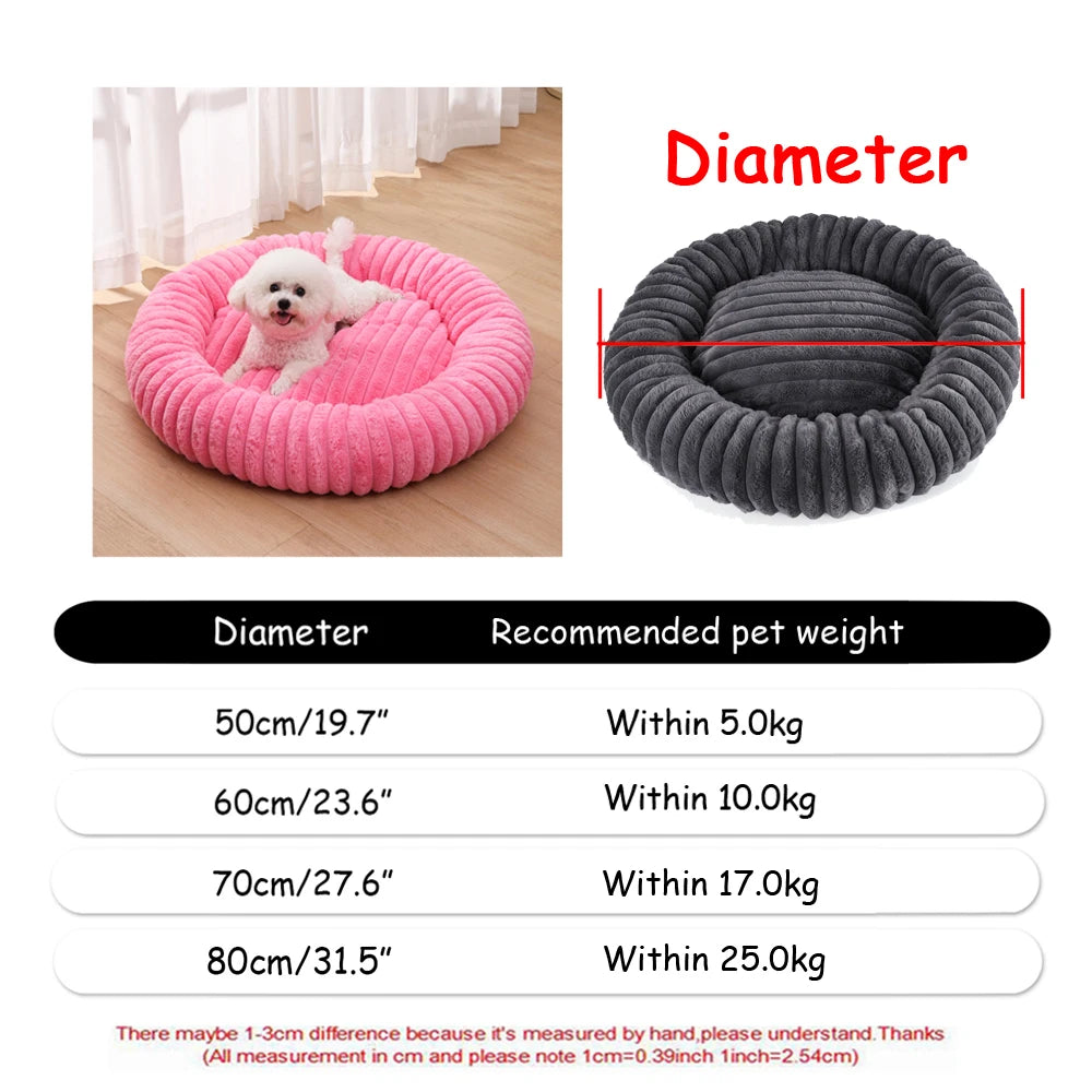 Lit Rond Cocon Apaisant ZenPaw™ - Grand Format Sommeil Serein