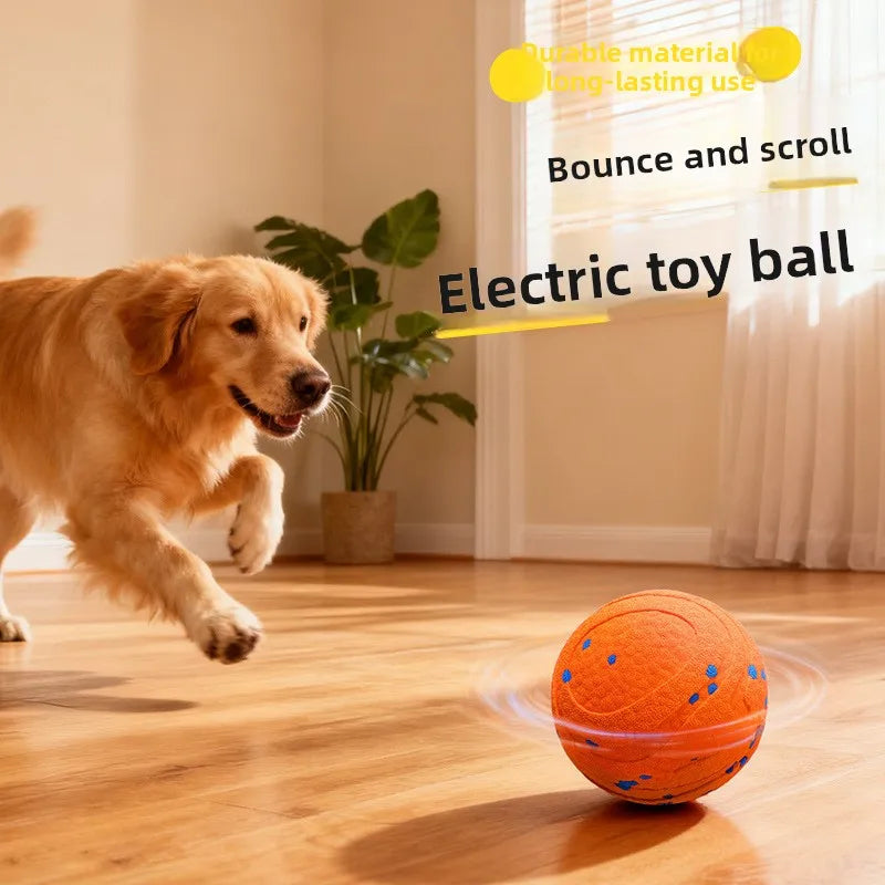 Balle Auto-Roulante ZenPaw™ – Jouet Anti-Ennui pour Chien Serein