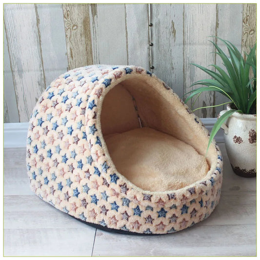 Lit Grotte Cocon ZenPaw™ – Nid Apaisant Sommeil Serein pour Chien