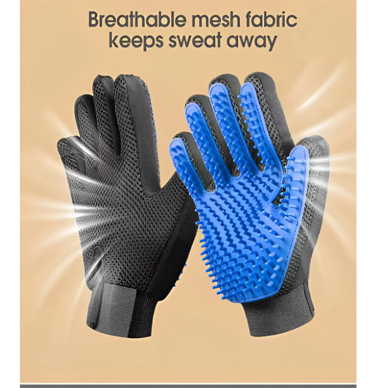 Gant Massage & Toilettage Silicone ZenPaw™ — Apaisant Anti-Poils