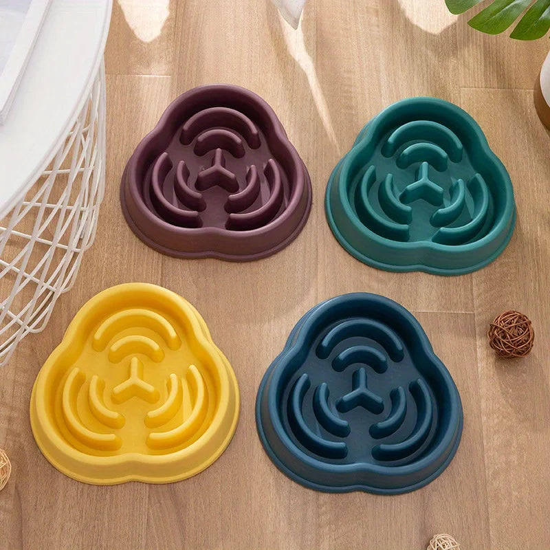 Gamelle Anti-Glouton ZenPaw™ — Pour un Repas Lent & Apaisé