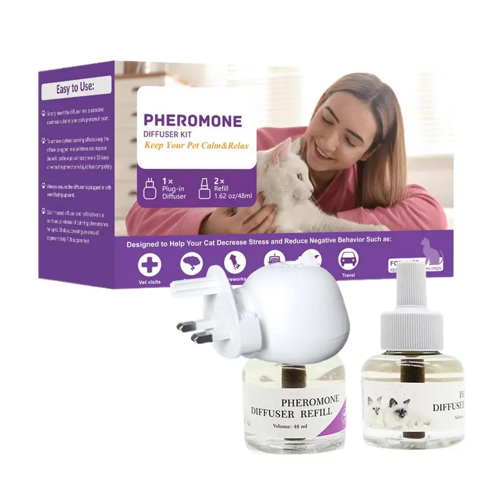 Diffuseur Phéromones Apaisantes ZenPaw™ + Recharges | Nuits Sereines