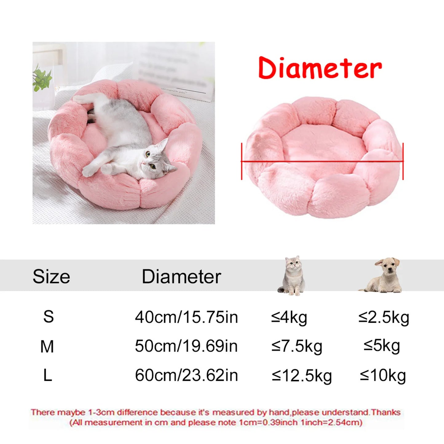 Lit Rond Cocon Apaisant ZenPaw™ - Grand Format Sommeil Serein
