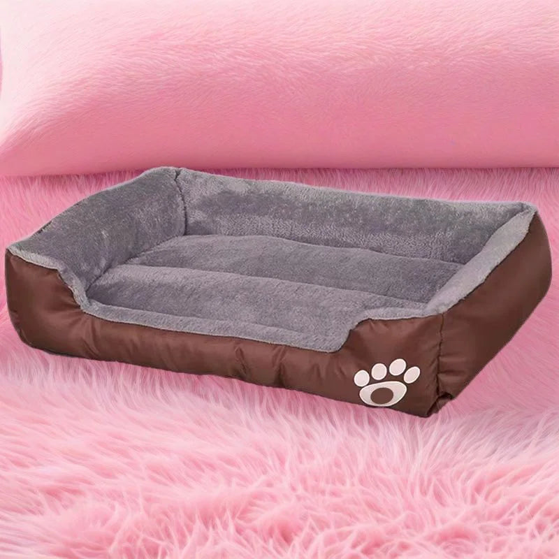 Sac de Couchage Cocon Chien ZenPaw™ — Sommeil Apaisant, Empreintes