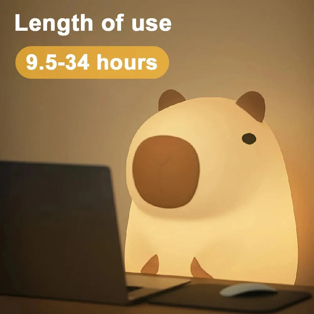 Veilleuse ZenPaw™ Silicone Tactile — Lumière Douce Apaisante Nuit Sereine