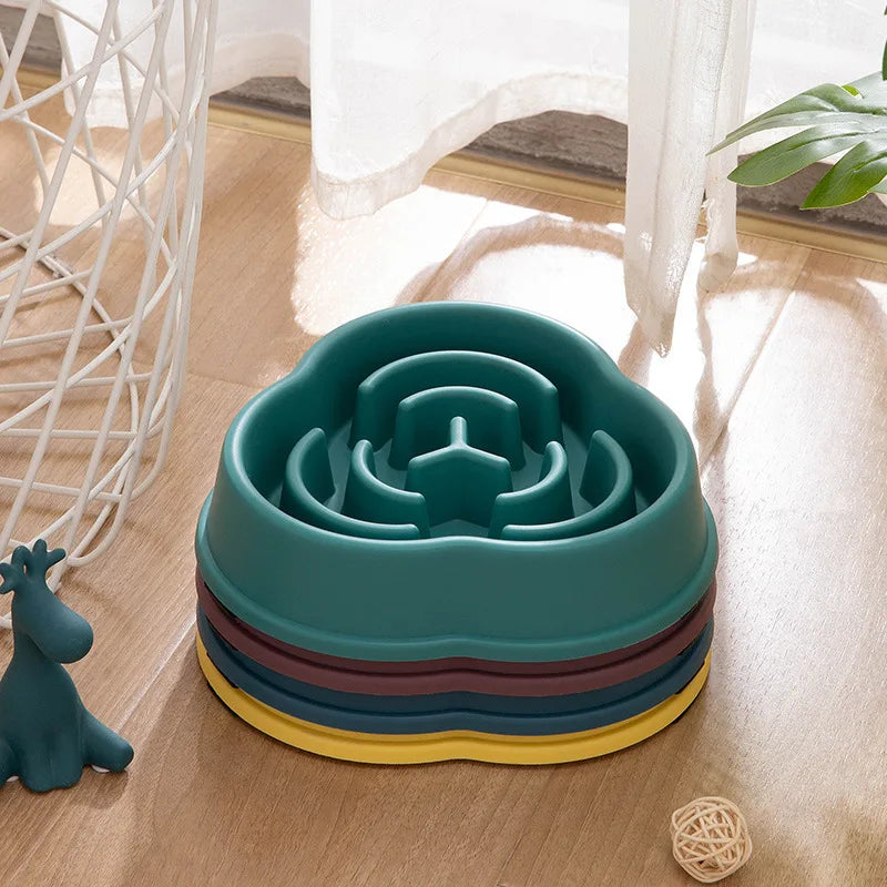 Gamelle Anti-Glouton ZenPaw™ — Pour un Repas Lent & Apaisé