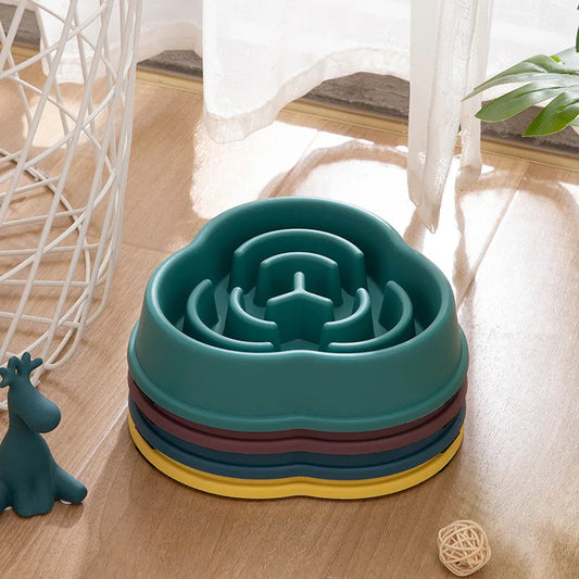 Gamelle Anti-Glouton ZenPaw™ — Pour un Repas Lent & Apaisé